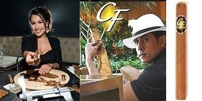 Cigar rollers at large Aspen event